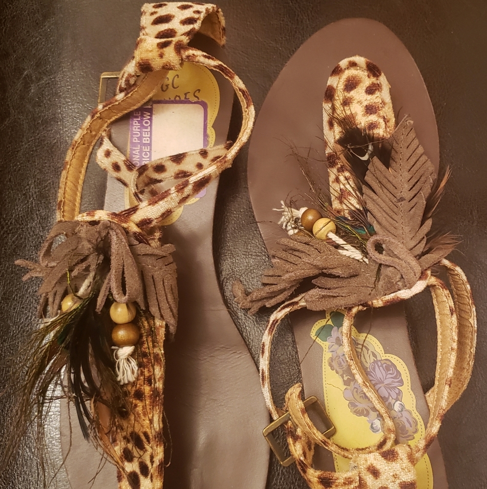 Leopard Sandals 🐆 - Picture 2 of 2